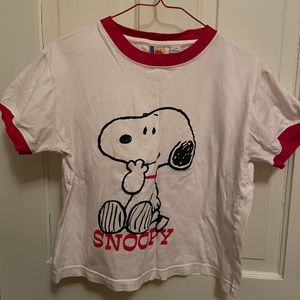 Vintage Snoopy Peanuts Ringer Tee